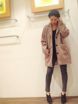 「other.（アザー）のアイテム（ブーツ）」を使った、hamaさん（レディース・162cm）の秋コーディネート