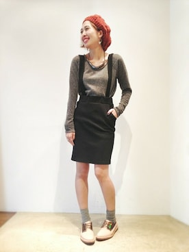 hamaさん（レディース・162cm）の秋コーディネート