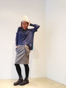 hamaさん（レディース・162cm）の秋コーディネート