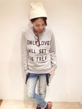 hamaさん（レディース・162cm）の冬コーディネート