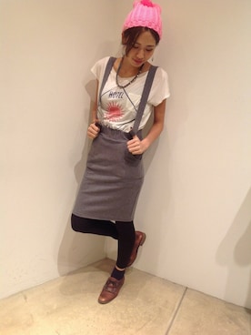 hamaさん（レディース・162cm）の冬コーディネート