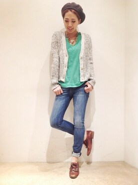 hamaさん（レディース・162cm）の冬コーディネート