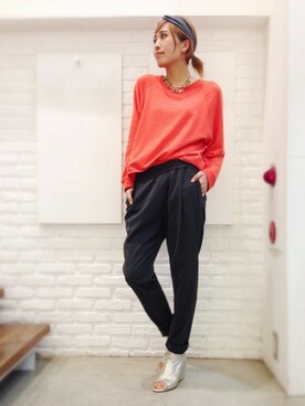 hamaさん（レディース・162cm）の冬コーディネート