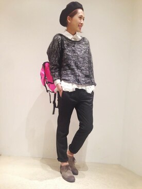 hamaさん（レディース・162cm）の冬コーディネート