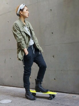 hamaさん（レディース・162cm）の冬コーディネート