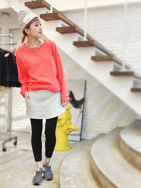 hamaさん（レディース・162cm）の冬コーディネート