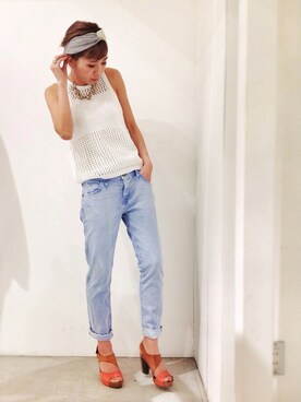 「CURRENT ELLIOTT」｜hamaさん（レディース・162cm）の春コーディネート