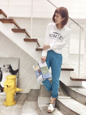 hamaさん（レディース・162cm）の春コーディネート