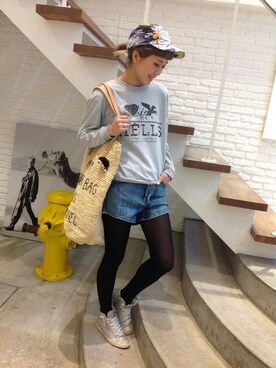 hamaさん（レディース・162cm）の春コーディネート