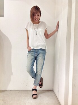 hamaさん（レディース・162cm）の春コーディネート