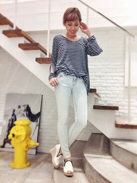 hamaさん（レディース・162cm）の春コーディネート