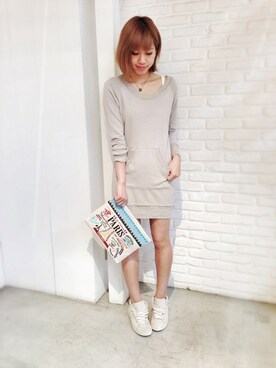 hamaさん（レディース・162cm）の春コーディネート