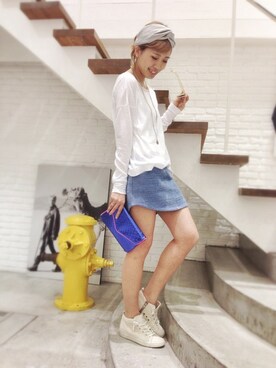 hamaさん（レディース・162cm）の春コーディネート