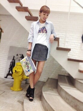 hamaさん（レディース・162cm）の春コーディネート