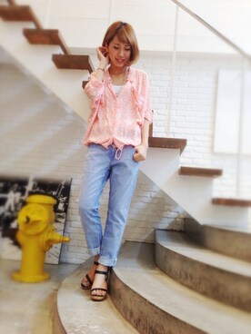 hamaさん（レディース・162cm）の春コーディネート