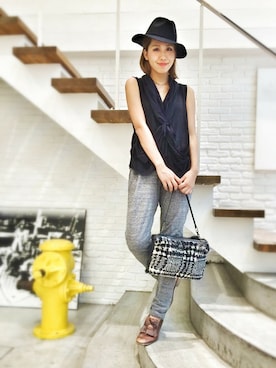 hamaさん（レディース・162cm）の秋コーディネート