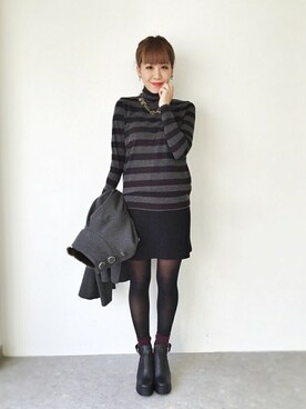 hamaさん（レディース・162cm）の冬コーディネート