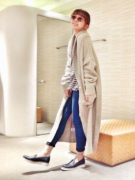 hamaさん（レディース・162cm）の冬コーディネート