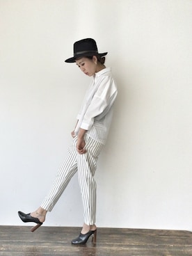 「Caie（カイエ）のアイテム」を使った、hamaさん（レディース・162cm）の冬コーディネート