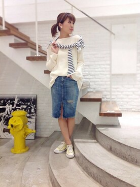 「CURRENT ELLIOTT」｜hamaさん（レディース・162cm）の冬コーディネート