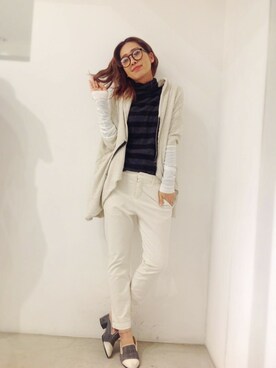 「Caie（カイエ）のアイテム」を使った、hamaさん（レディース・162cm）の冬コーディネート