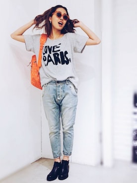 hamaさん（レディース・162cm）の春コーディネート