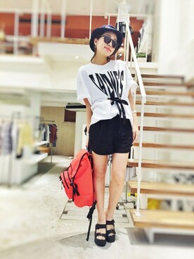 hamaさん（レディース・162cm）の春コーディネート