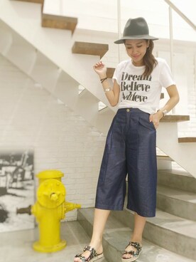 hamaさん（レディース・162cm）の夏コーディネート