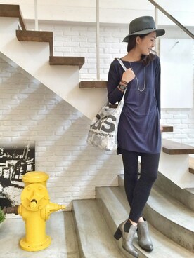 hamaさん（レディース・162cm）の秋コーディネート