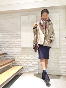 hamaさん（レディース・162cm）の冬コーディネート