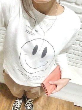 「チャックテイラー」｜「アイテム（財布/小物）」を使った、hamaさん（レディース・162cm）の冬コーディネート