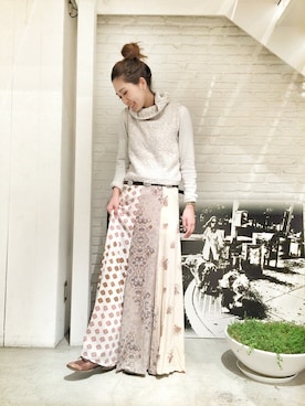 hamaさん（レディース・162cm）の冬コーディネート