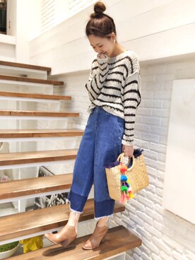 「JADEtribe（ジェードトライブ）のアイテム」を使った、hamaさん（レディース・162cm）の冬コーディネート