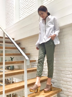 hamaさん（レディース・162cm）の春コーディネート