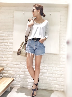 hamaさん（レディース・162cm）の春コーディネート