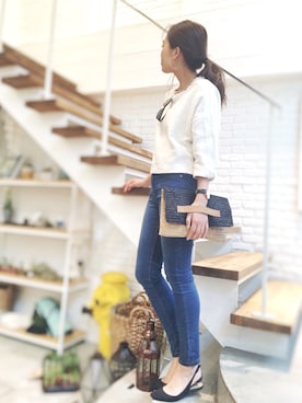 hamaさん（レディース・162cm）の春コーディネート