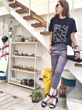 hamaさん（レディース・162cm）の夏コーディネート