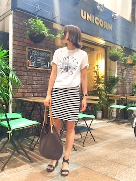 hamaさん（レディース・162cm）の夏コーディネート