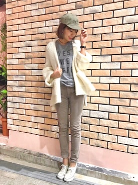 「JADEtribe（ジェードトライブ）のアイテム」を使った、hamaさん（レディース・163cm）の秋コーディネート