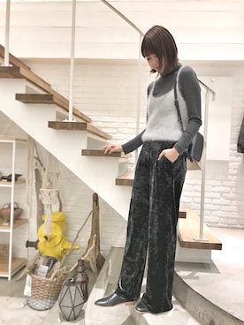 hamaさん（レディース・163cm）の秋コーディネート