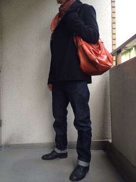 「N4（エヌフォー）のアイテム（ジャケット/アウター）」を使った、mit10tenさん（メンズ・178cm）の秋コーディネート