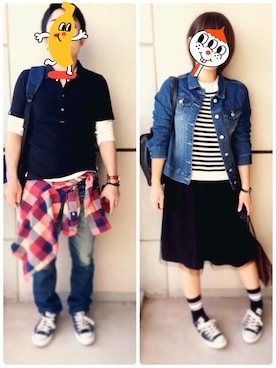 「GLOBAL WORK（グローバルワーク）のアイテム（ワンピース/ドレス）」を使った、tommyさん（メンズ・159cm）の秋コーディネート