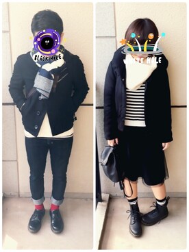 「GLOBAL WORK（グローバルワーク）のアイテム（ワンピース/ドレス）」を使った、tommyさん（メンズ・159cm）の冬コーディネート