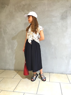 Misa Hashimotoさん（レディース・153cm）の夏コーディネート