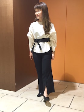 Misa Hashimotoさん(レディース・153cm)の秋コーディネート