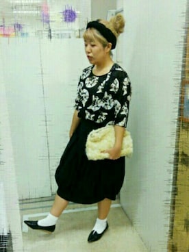 「ネコ」｜「アイテム（パンプス）」を使った、紅い実穂波店 Rccatさん（レディース・153cm）の秋コーディネート