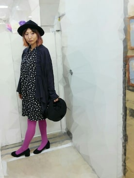 「Rccat（アールシーキャット）のアイテム（シューズ）」を使った、紅い実穂波店 Rccatさん（レディース・158cm）の秋コーディネート