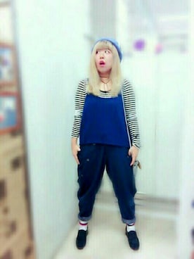 「Rccat（アールシーキャット）のアイテム（シューズ）」を使った、紅い実穂波店 Rccatさん（レディース・153cm）の秋コーディネート