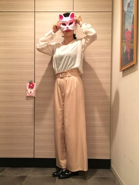 「MULLER（ミューラー）のアイテム（アクセサリー）」を使った、彩さん（レディース・166cm）の春コーディネート