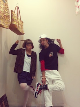 「激安コーデ」｜「アイテム（バレエシューズ）」を使った、のんこさん（レディース・153cm）の春コーディネート